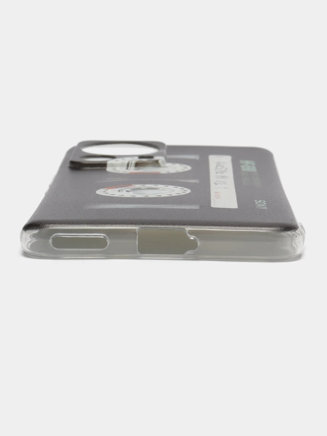 Хром силиконовый чехол на Xiaomi 13 Lite / Сяоми 13 Лайт прозрачный, с рисунком, защита камеры