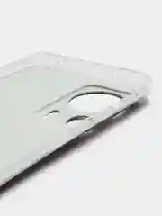 Хром силиконовый чехол на Xiaomi 13 Lite / Сяоми 13 Лайт прозрачный, с рисунком, защита камеры