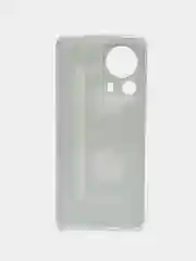 Хром силиконовый чехол на Xiaomi 13 Lite / Сяоми 13 Лайт прозрачный, с рисунком, защита камеры