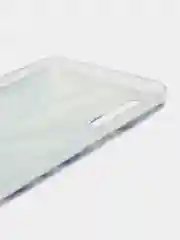 Сиреневый силиконовый чехол на Samsung Galaxy A50/A30s / Самсунг А50/А30s прозрачный, с рисунком
