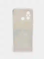 Желтый силиконовый чехол на Xiaomi Redmi 12C/Poco C55 / Редми 12C/Поко C55 прозрачный, с рисунком