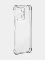 Прозрачный противоударный чехол для Xiaomi Redmi Note 12 4G силиконовый BROSCORP, с усиленными углами