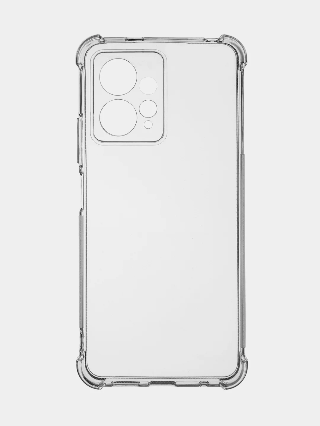 Прозрачный противоударный чехол для Xiaomi Redmi Note 12 4G силиконовый BROSCORP, с усиленными углами