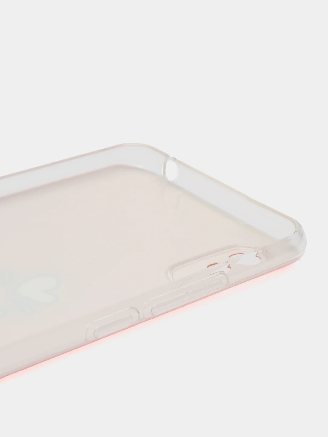 Пастельно-коралловый силиконовый чехол на Xiaomi Redmi 9A / Сяоми Редми 9А прозрачный с рисунком, защита камеры