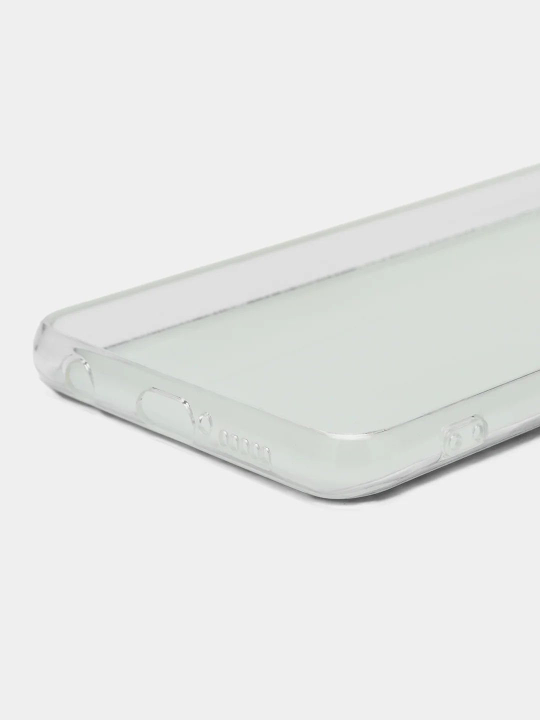 Небесно-голубой силиконовый чехол на Xiaomi Poco X3/X3 Pro / Сяоми Poco X3/Х3 Про прозрачный, с рисунком