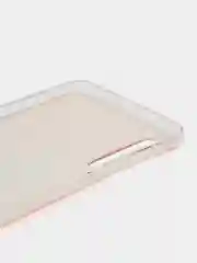 Пастельно-коралловый силиконовый чехол на Samsung Galaxy A50/A30s / Самсунг А50/А30s прозрачный, с рисунком
