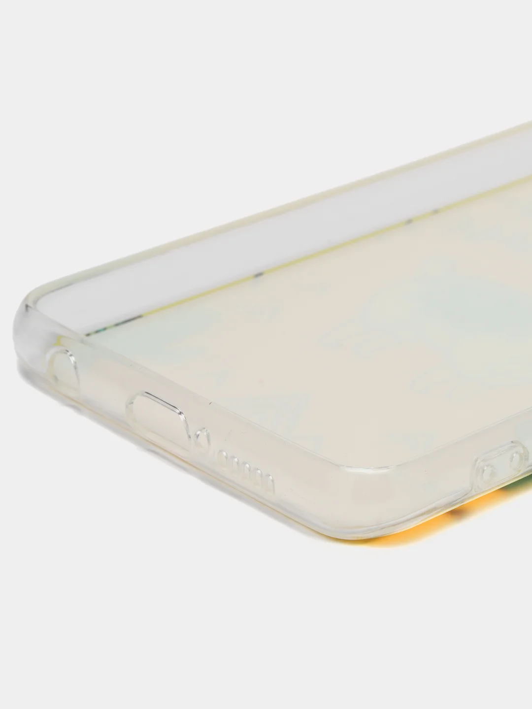 Горчичный силиконовый чехол на Xiaomi Poco X3/X3 Pro / Сяоми Poco X3/Х3 Про прозрачный, с рисунком