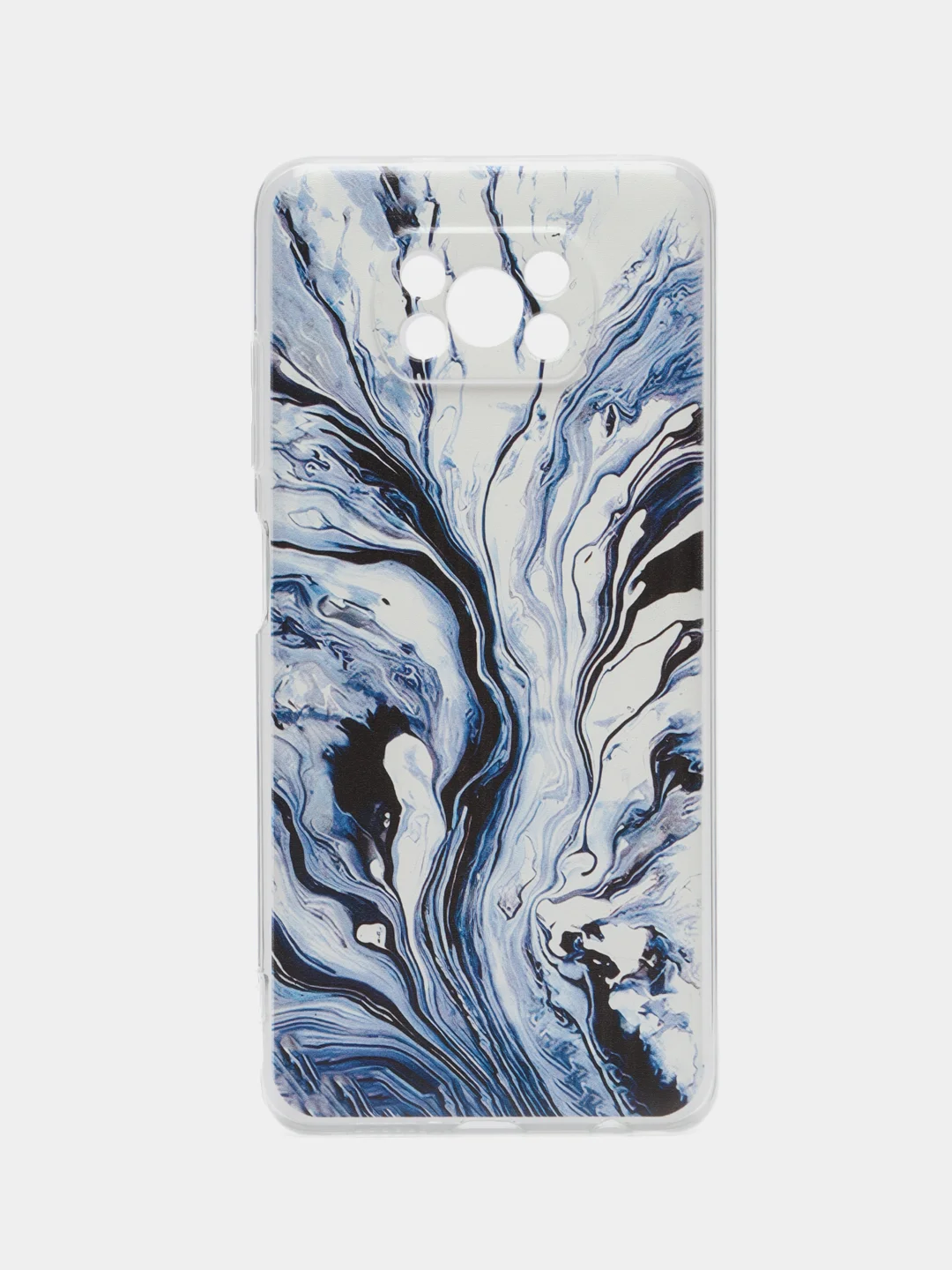Сиреневый силиконовый чехол на Xiaomi Poco X3/X3 Pro / Сяоми Poco X3/Х3 Про прозрачный, с рисунком