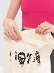 Сумка шоппер с принтом Импровизация