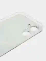 Угольный силиконовый чехол на Realme 10 4G / Реалми 10 4G прозрачный, с рисунком, защита камеры