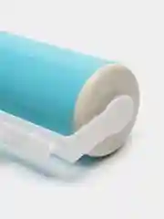 Голубой ролик для чистки одежды и мебели, липкий, многоразовый, моющийся