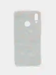 Светло-оранжевый чехол на Honor 10 Lite/Huawei P Smart 2019 / Хонор 10 Лайт прозрачный, с рисунком