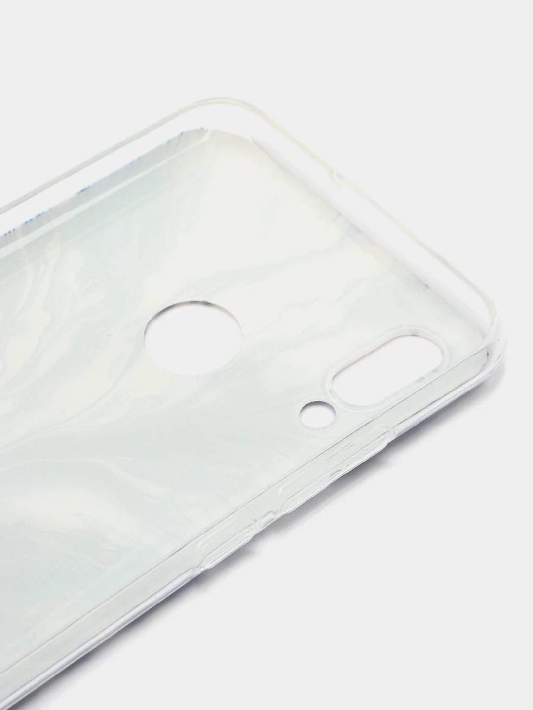 Сиреневый чехол на Honor 10 Lite/Huawei P Smart 2019 / Хонор 10 Лайт прозрачный, с рисунком
