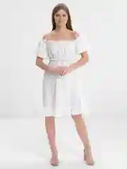 Белый платье женское летнее вечернее, повседневное, 3 цвета