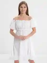 Белый платье женское летнее вечернее, повседневное, 3 цвета