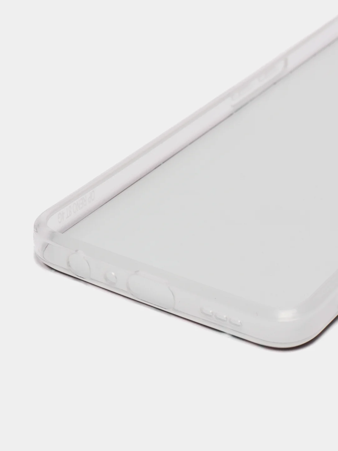 Бирюзовый силиконовый чехол на Oppo Reno 8T 4G / Оппо Рено 8T 4G с рисунком, защита камеры