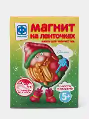 Набор с гипсом для детского творчества "Магнит на ленточках Гномик", Фантазер