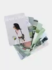 Оливковый окрытки - шильдики, разделители, "Уэнздей", Wednesday, мотивирующие