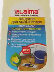 Средство концентрат жидкость для мытья пола 1 кг, Laima Professional Лимон, 601607