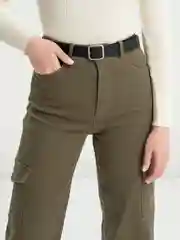 Зелёный хаки джинсы женские, широкие, джинсы карго