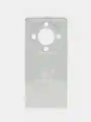 Серебряный силиконовый чехол на Honor X9A / Хонор X9A прозрачный, с рисунком, защита камеры