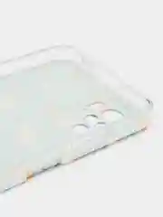 Светло-оранжевый чехол на Xiaomi Redmi Note 10/Note 10S/Poco M5s / Сяоми Редми Нот 10/10С с рисунком