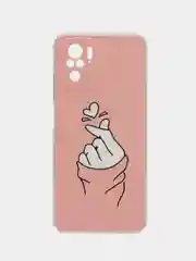 Пастельно-коралловый чехол на Xiaomi Redmi Note 10/Note 10S/Poco M5s / Сяоми Редми Нот 10/10С с рисунком
