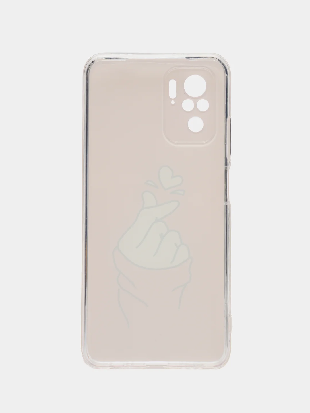 Пастельно-коралловый чехол на Xiaomi Redmi Note 10/Note 10S/Poco M5s / Сяоми Редми Нот 10/10С с рисунком