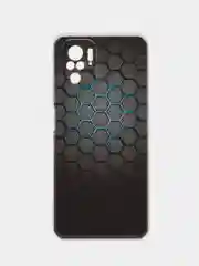 Темно-синий чехол на Xiaomi Redmi Note 10/Note 10S/Poco M5s / Сяоми Редми Нот 10/10С с рисунком