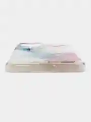 Ледяной силиконовый чехол на Xiaomi 13 Lite / Сяоми 13 Лайт прозрачный, с рисунком, защита камеры