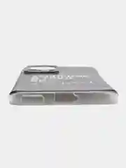 Тёмно-коричневый силиконовый чехол на Xiaomi 13 Lite / Сяоми 13 Лайт прозрачный, с рисунком, защита камеры