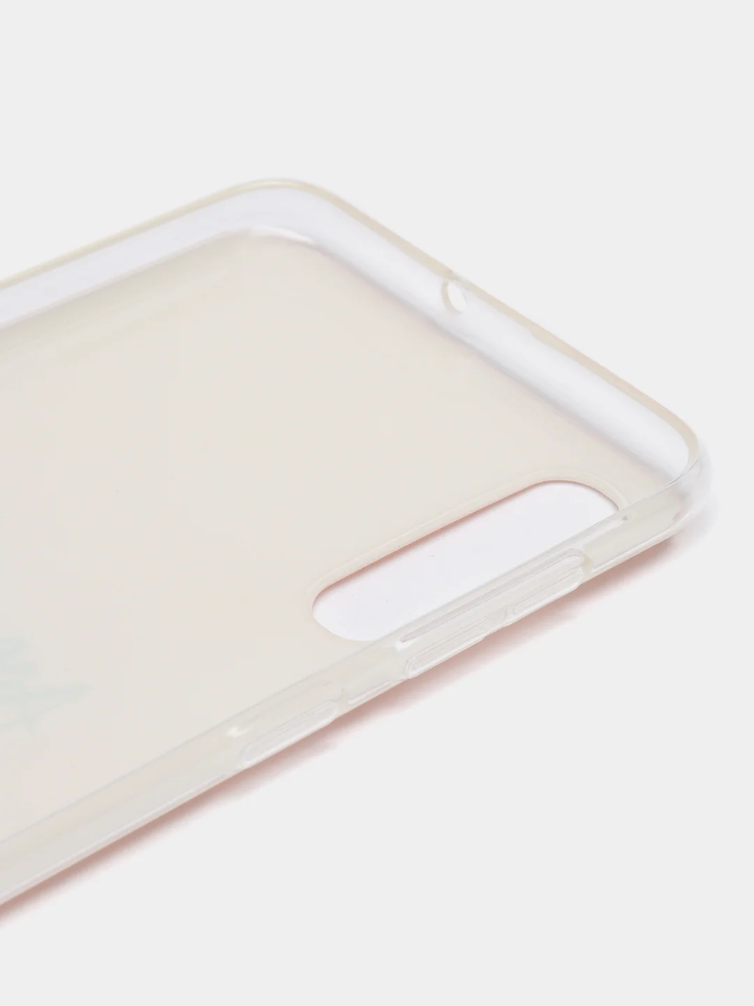 Розовый силиконовый чехол на Samsung Galaxy A50/A30s / Самсунг А50/А30s прозрачный, с рисунком
