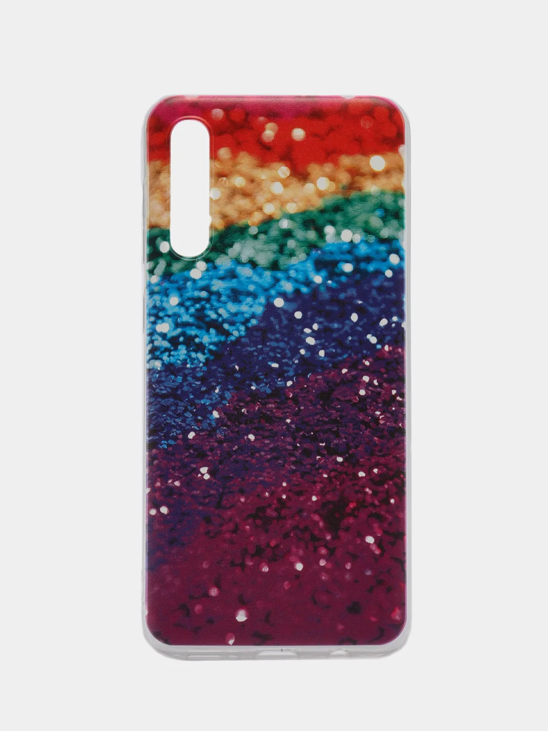 Багровый силиконовый чехол на Samsung Galaxy A50/A30s / Самсунг А50/А30s прозрачный, с рисунком