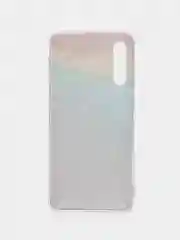 Багровый силиконовый чехол на Samsung Galaxy A50/A30s / Самсунг А50/А30s прозрачный, с рисунком
