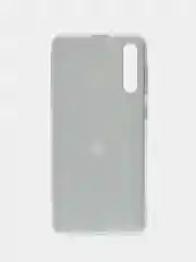 Оливковый силиконовый чехол на Samsung Galaxy A50/A30s / Самсунг А50/А30s прозрачный, с рисунком