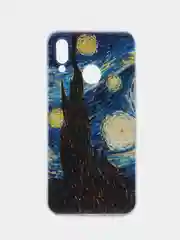 Лимонный чехол на Honor 10 Lite/Huawei P Smart 2019 / Хонор 10 Лайт прозрачный, с рисунком
