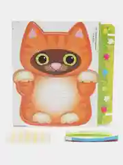 Набор для поделок, изготовления фигурки из лент "Кот, Ленточки", kлеvер