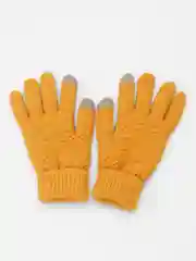 Горчичный перчатки сенсорные
