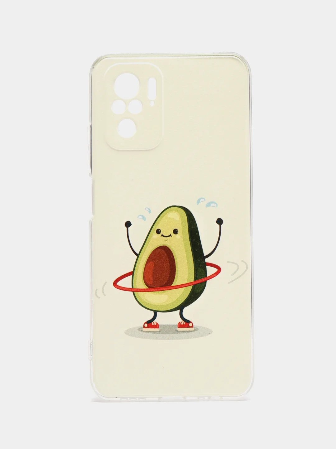 Светло-жёлтый чехол на Xiaomi Redmi Note 10/Note 10S/Poco M5s / Сяоми Редми Нот 10/10С с рисунком