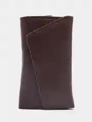 Шоколадный ключница из натуральной кожи