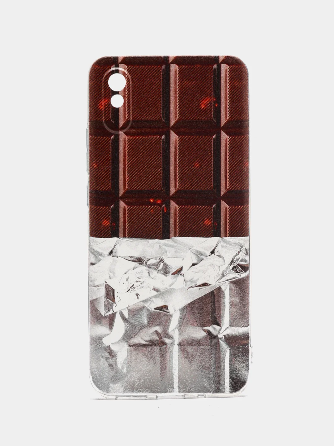 Медный силиконовый чехол на Xiaomi Redmi 9A / Сяоми Редми 9А прозрачный с рисунком, защита камеры