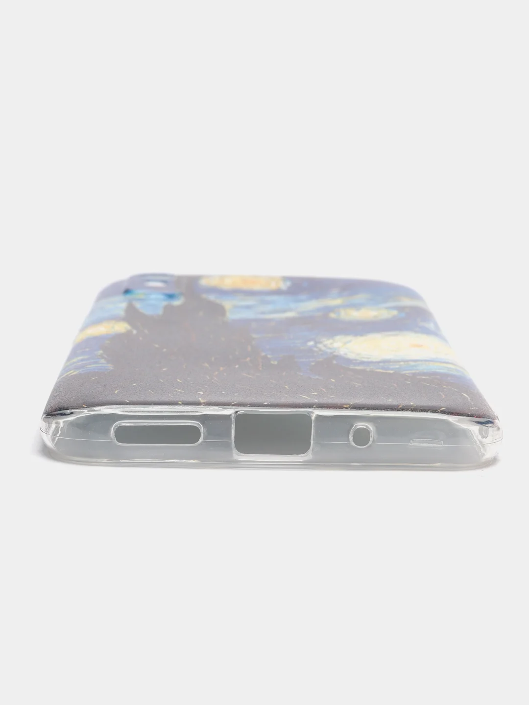 Лимонный силиконовый чехол на Xiaomi Redmi 9A / Сяоми Редми 9А прозрачный с рисунком, защита камеры
