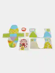 Поделки из бумаги, набор для декорирования двух коробочек Весёлая обезьянка, kлеvер