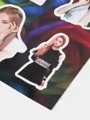 Наклейки Rose Black Pink (Розэ Блэк Пинк), А4