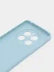Пудровый чехол для HUAWEI Mate 50 Pro (Хуавей Мате 50 ПРО), прозрачный силиконовый