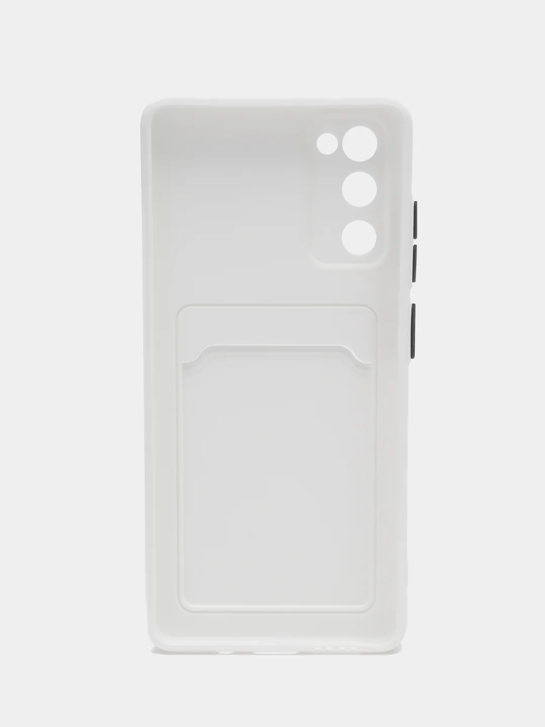 Белый чехол Samsung Galaxy S20 FE (S20FE, Fan Edition), силиконовый (Самсунг Галакси С20 ФЕ)