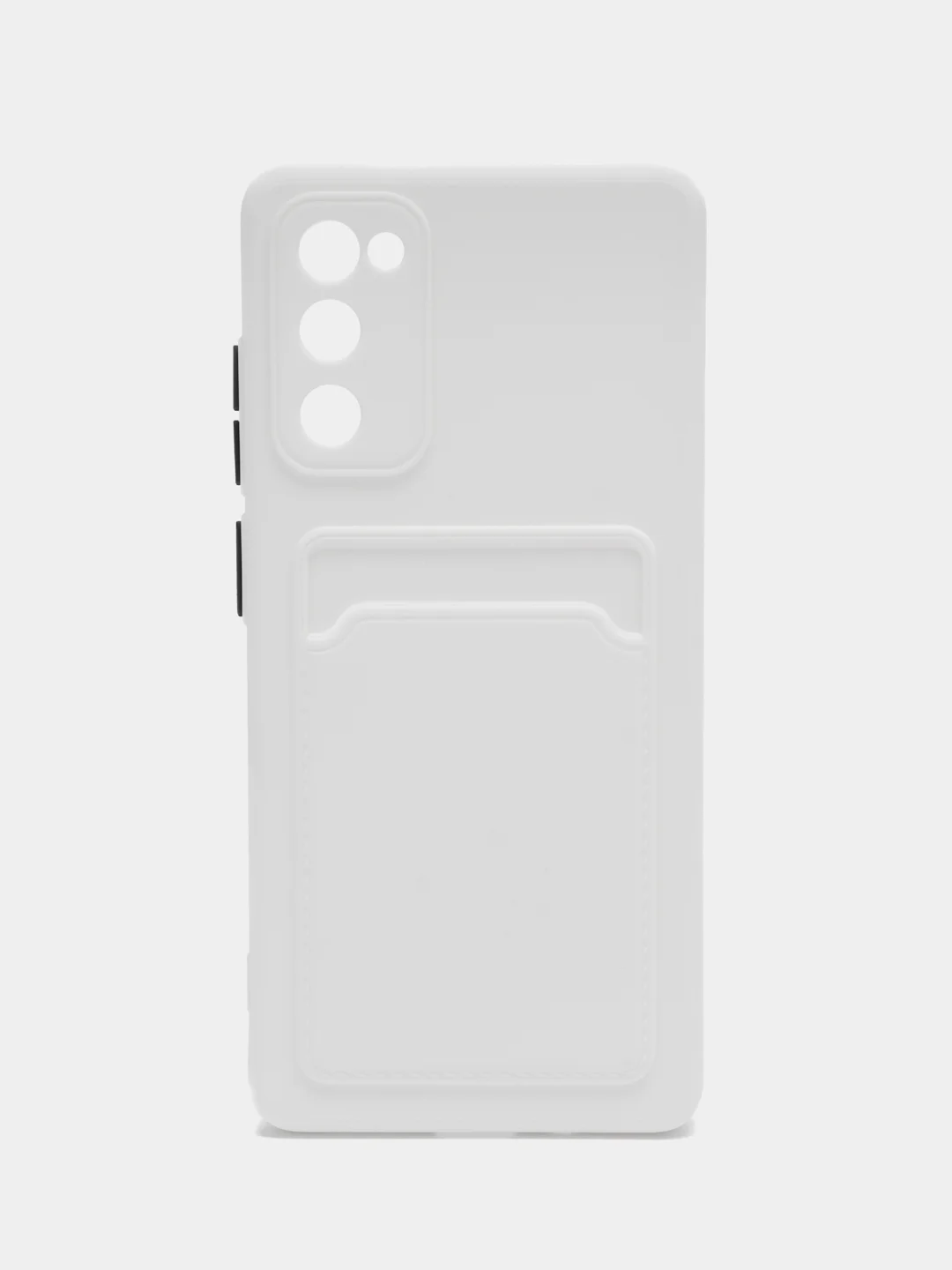 Белый чехол Samsung Galaxy S20 FE (S20FE, Fan Edition), силиконовый (Самсунг Галакси С20 ФЕ)