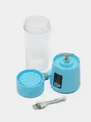Голубой портативный блендер для смузи, ручной, от USB