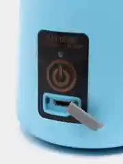 Голубой портативный блендер для смузи, ручной, от USB