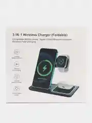 Белый беспроводное зарядное устройство Wireless Charger 3 в 1